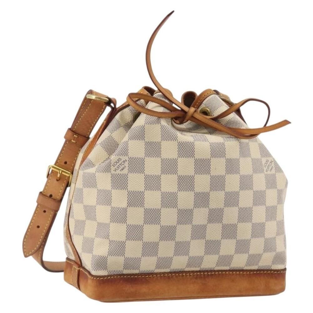 Louis Vuitton Damier Azur Noe BB Shoulder Bag White